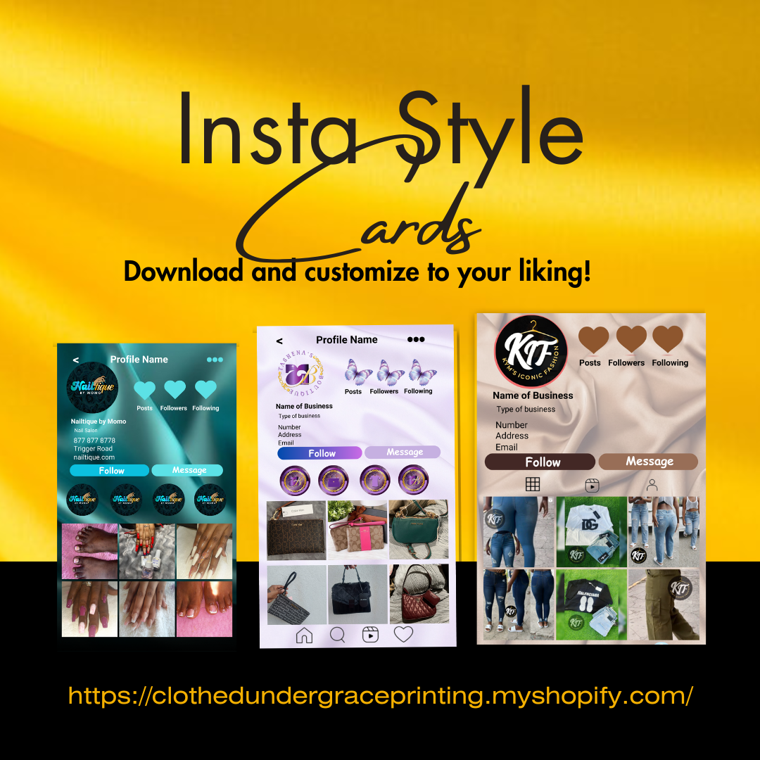 Digital Insta Cards