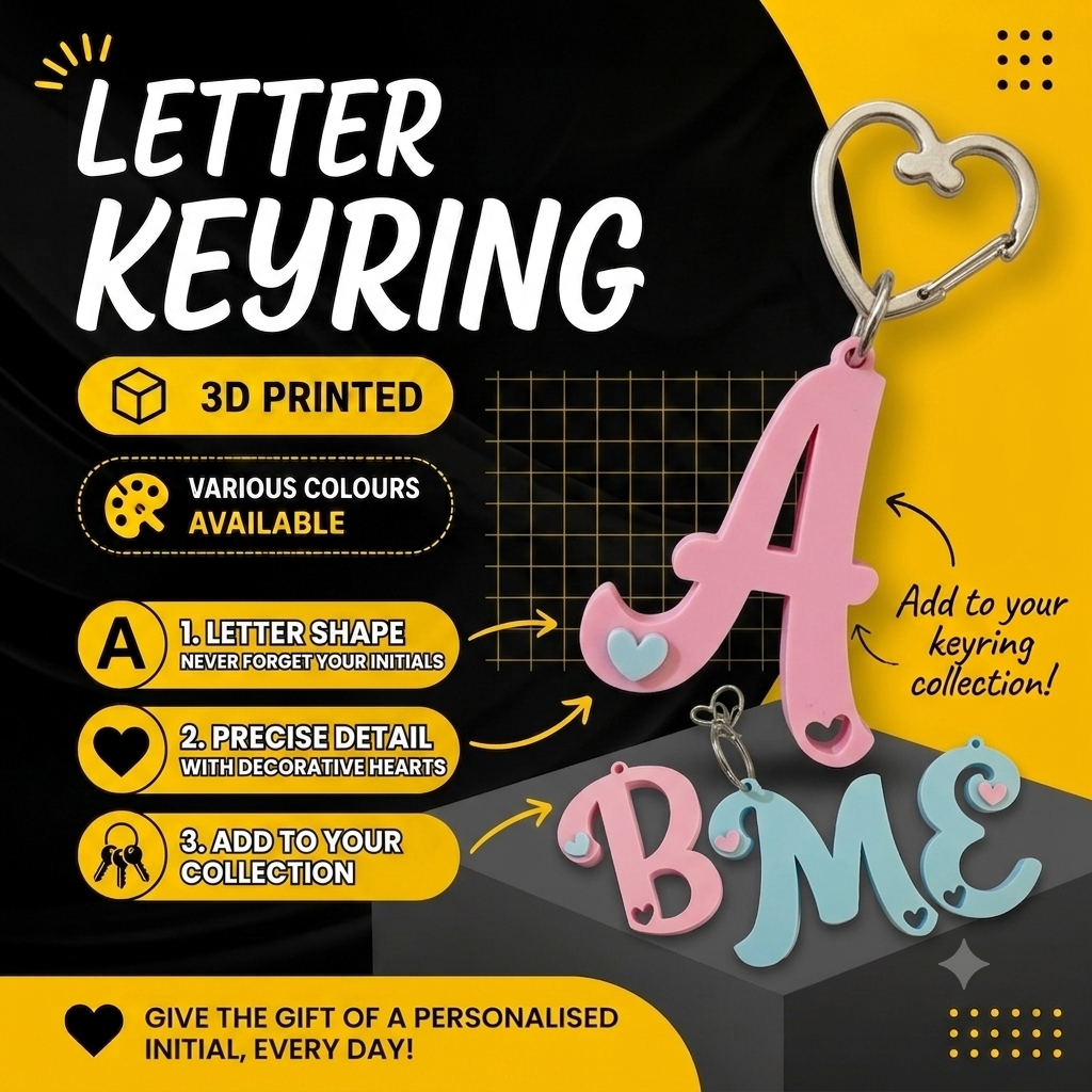 Letter Keyring