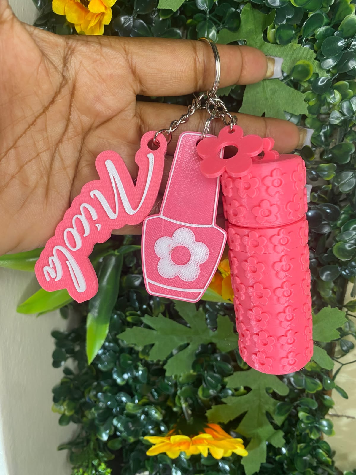 Custom Name Keyring — 3D Printed Personalised Keychain
