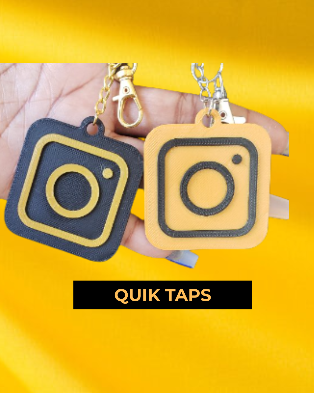 Quik Tap — 3D NFC Keyring | Tap to Connect Instantly
