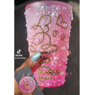 Pearled Tumblers