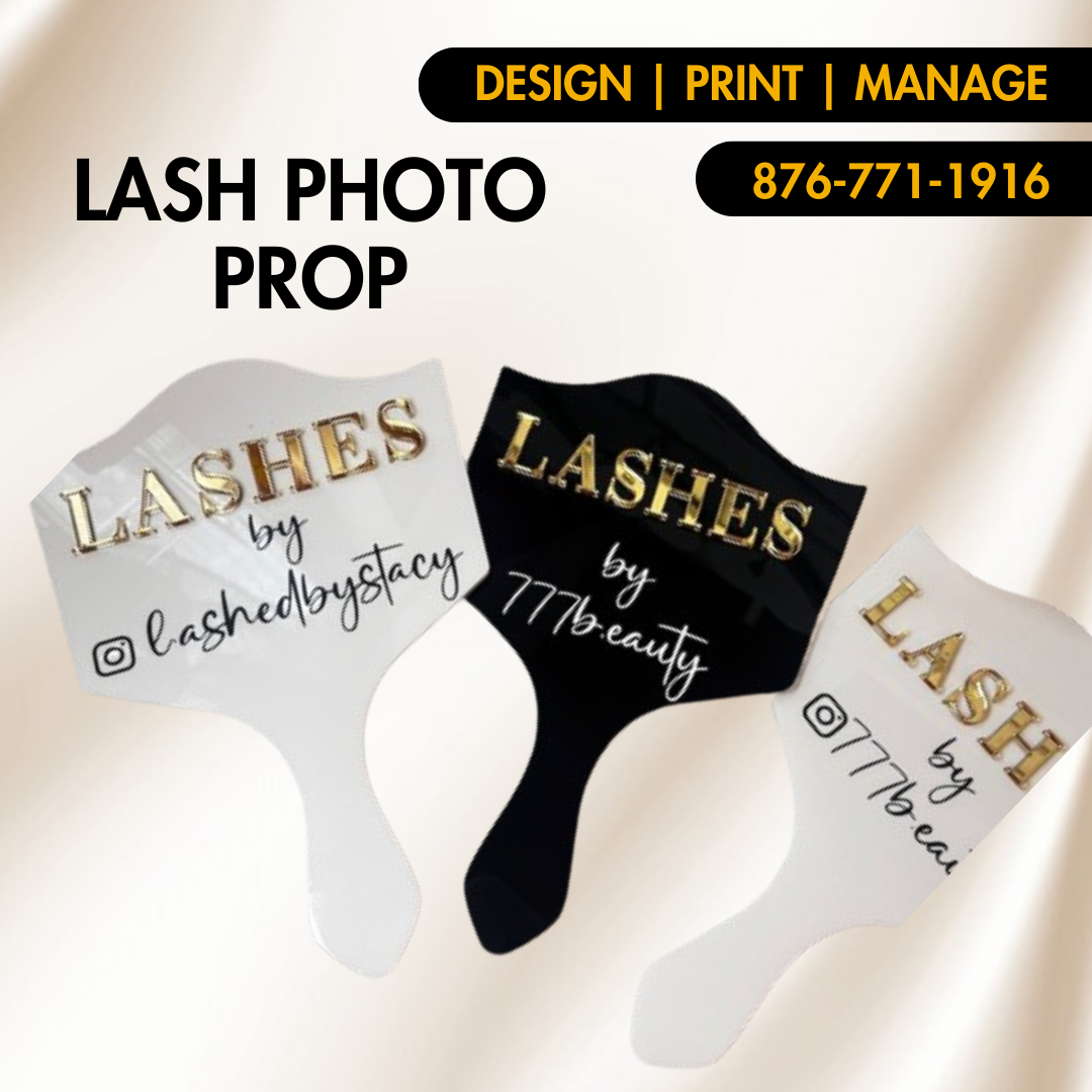 LASH PHOTO PROP