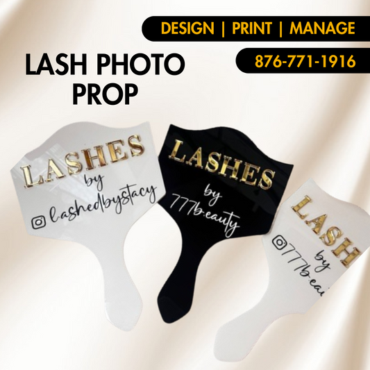 LASH PHOTO PROP