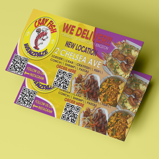 Adhesive flyers