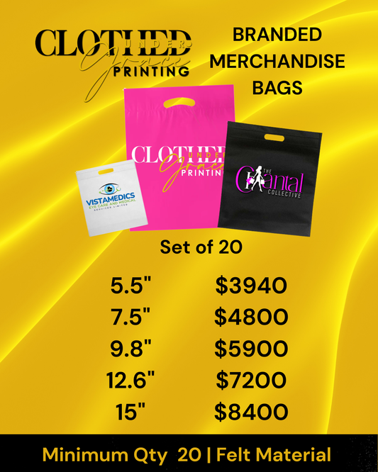 Branded Felt Bags