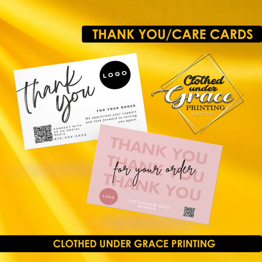 Thank you/ Care Cards