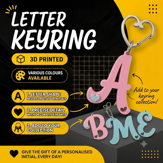 Letter Keyring