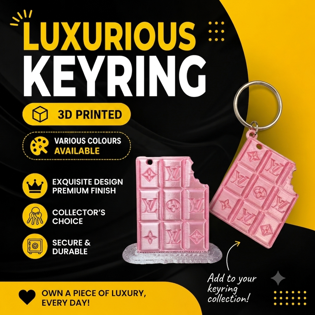 Luxurious Chocolate Keychain
