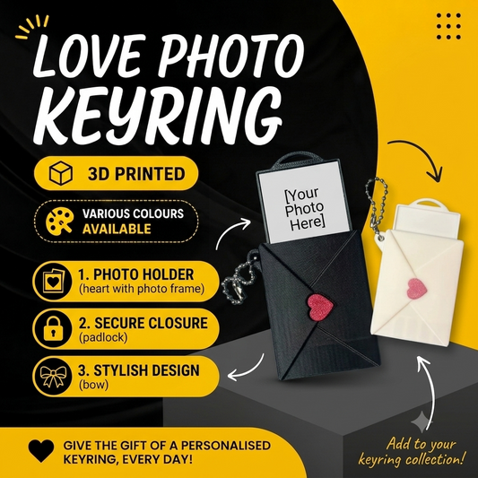Love Letter Photo Keyring