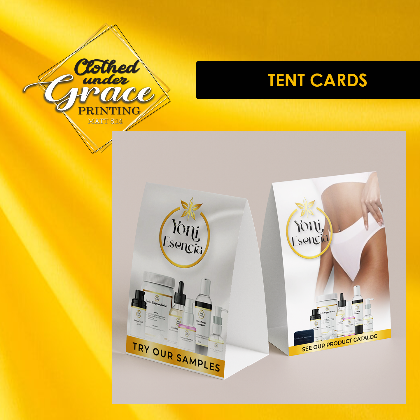 Tent Cards