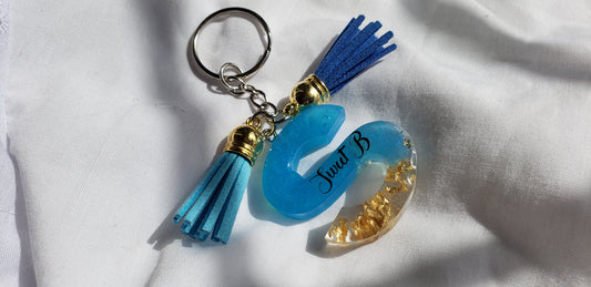 Resin keyring