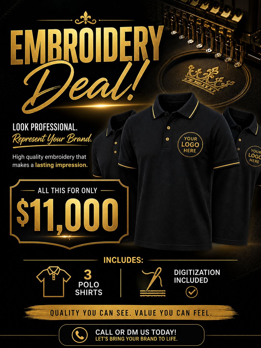 Embroidery deal